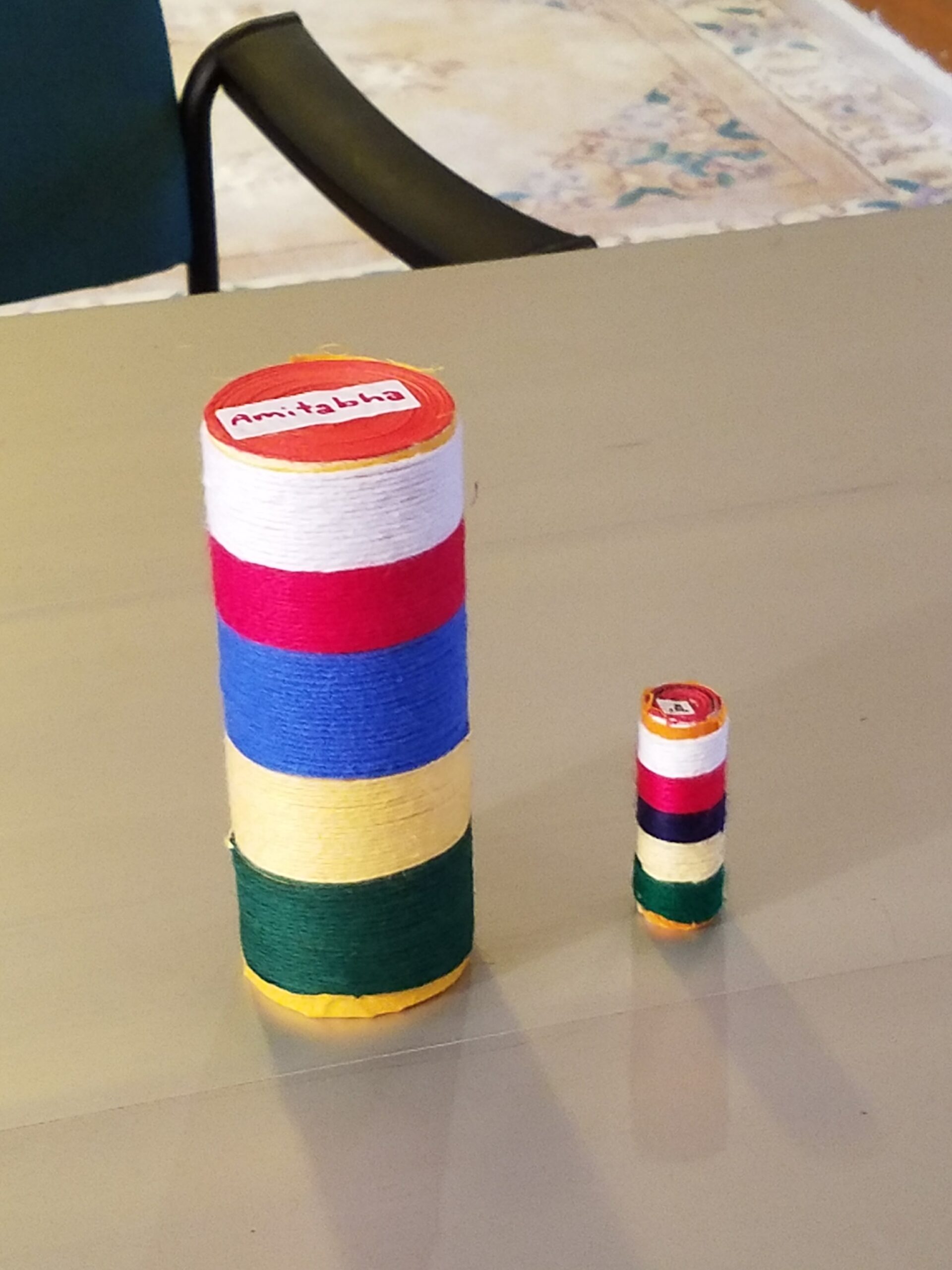 Sample Completed Mantra Roll