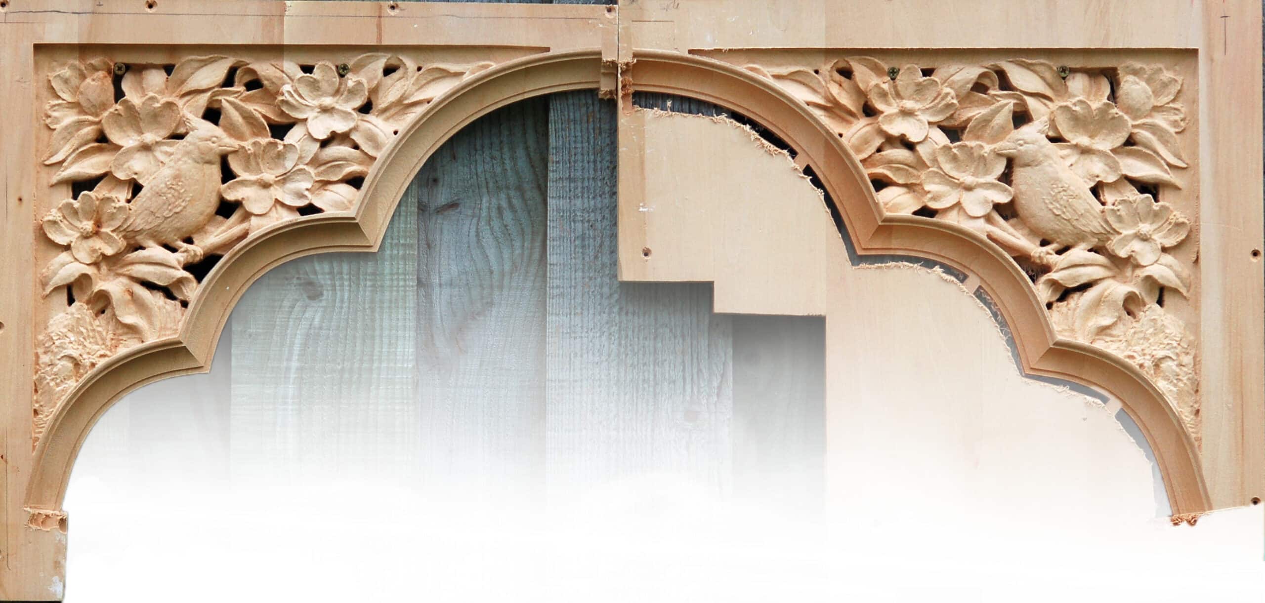 Natural Bridge Shrine Top Carving