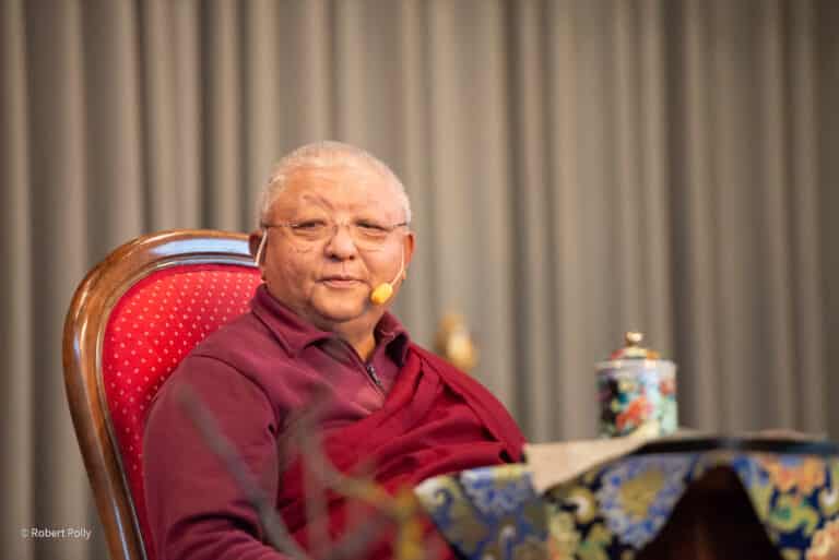 Jigme Rinpoche smiling